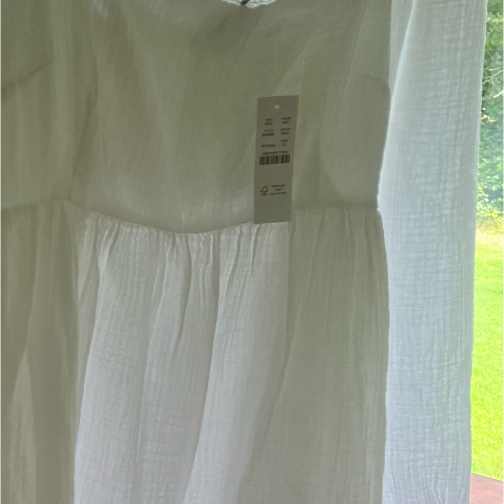 J. Crew Gauze Dress White LT